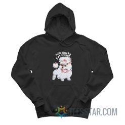 Vintage Dog Life Sucks Eat Drugs Hoodie