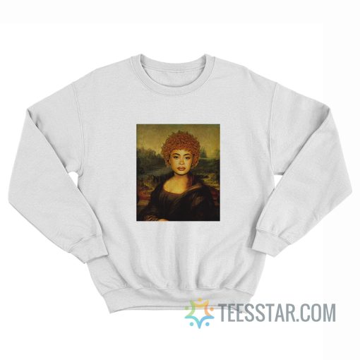 Ice Spice Mona Lisa Parody Sweatshirt