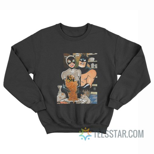 Clayface Catwoman And Batman Sweatshirt