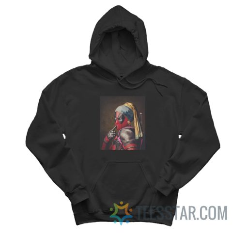 Deadpool Girl With A Pearl Earring Hoodie