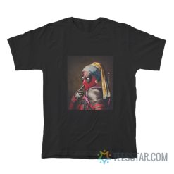 Deadpool Girl With A Pearl Earring T-Shirt