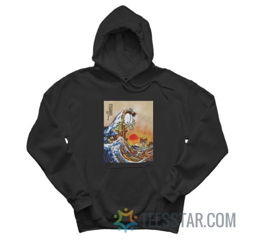 Garfield The Great Wave of Lasagna Hoodie