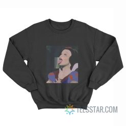 Snow White Tongue Mashup Sweatshirt