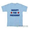 The Simpsons Snoopy For President T-Shirt