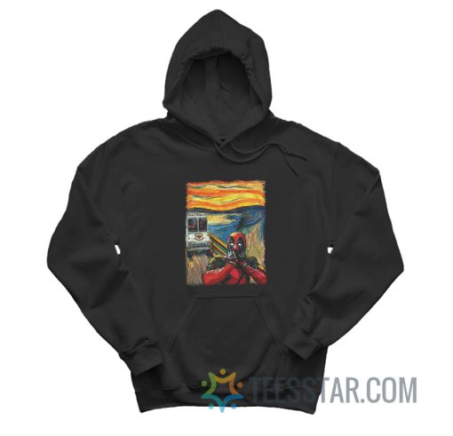 Deadpool The Scream Painting Hoodie