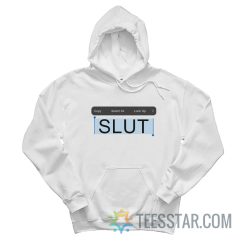 Slut Text Copy Paste Hoodie