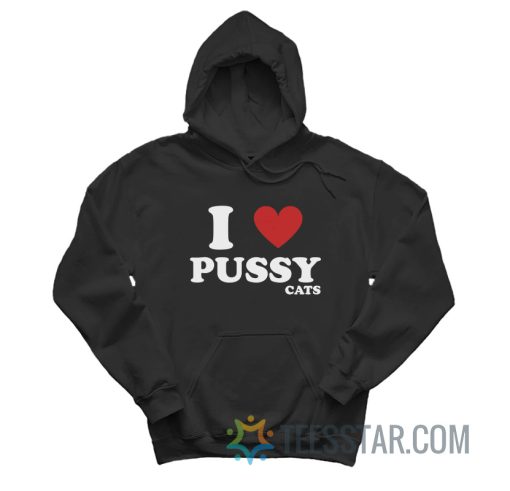 I Love Pussy Cats Hoodie